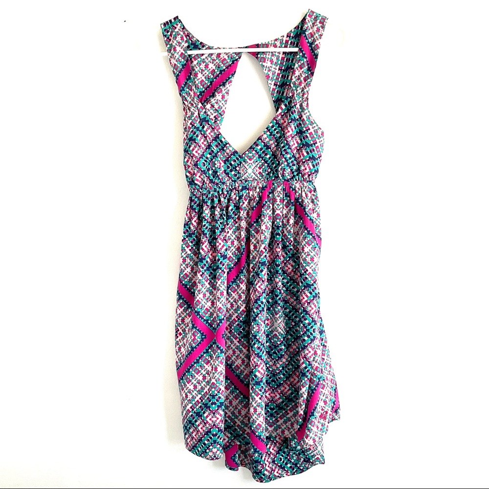 Multicolor Sleeveless Women's Dress